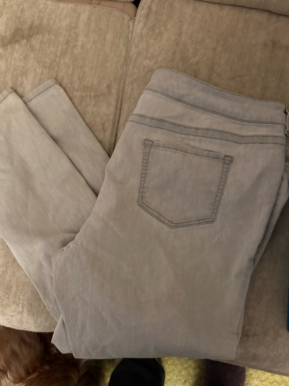 Maurice’s skinny Light Gray Jean size 22